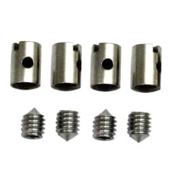 4 Sets Solderless Cable Nipples 5mm Throttle Choke for Motorcycle Scooter Quad Mower
