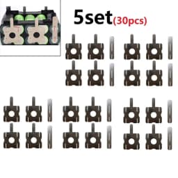 30pcs Spots Welding Nickel Plates 5Set Battery Plating Nickle Sheet For Makitas Nickel Plated Steel Strap Strip Sheets Battery