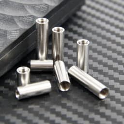 10pcs Stainless Steel Threaded Sleeves Screw Rob Tube 5mm Diameter 9/13/16/20mm Long With M4 Internal Thread Spare Part