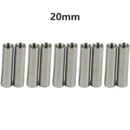 10pcs Stainless Steel Threaded Sleeves Screw Rob Tube 5mm Diameter 9/13/16/20mm Long With M4 Internal Thread Spare Part