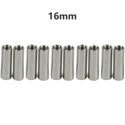 10pcs Stainless Steel Threaded Sleeves Screw Rob Tube 5mm Diameter 9/13/16/20mm Long With M4 Internal Thread Spare Part
