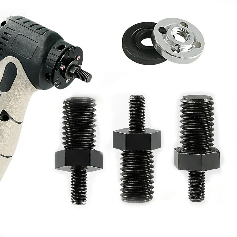 Grinding Adapter Rod M5 To M10 For Mini Angle Grinder With Pressure Plate For 3inch Electric Drill Conversion Rod