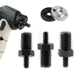 Grinding Adapter Rod M5 To M10 For Mini Angle Grinder With Pressure Plate For 3inch Electric Drill Conversion Rod