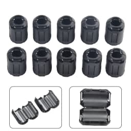 10Pcs TDK Ferrite Core Choke Clip Noise Suppressor Filter Ring Cable Clamp RFI EMI For Audio/Video Cables Power Cord