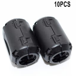 10Pcs TDK Ferrite Core Choke Clip Noise Suppressor Filter Ring Cable Clamp RFI EMI For Audio/Video Cables Power Cord