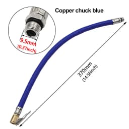 Tire Inflator Hose Inflatable Adapter Twist Tyre Air Pump Extension Tube Connection Locking Air Chuck for Bike Moto 9.5/12.5mm
