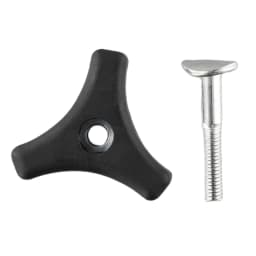 1 Set Triangle Handle Bar Wheel Knob And Bolt Fasteners Replacement For Honda And Many Other Lawn Machine Lawn Mower Accessories