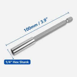 1/4" Hex Shank Magnetic Bit Holder Extension 60/100/150/300mm Quick Release Screwdriver Drill Adapter