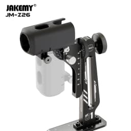 JAKEMY 360-Degree Ultrasonic Cutter Knife Aluminum Support Stand with Multi-Angle Adjustable C-Clamp Portable
