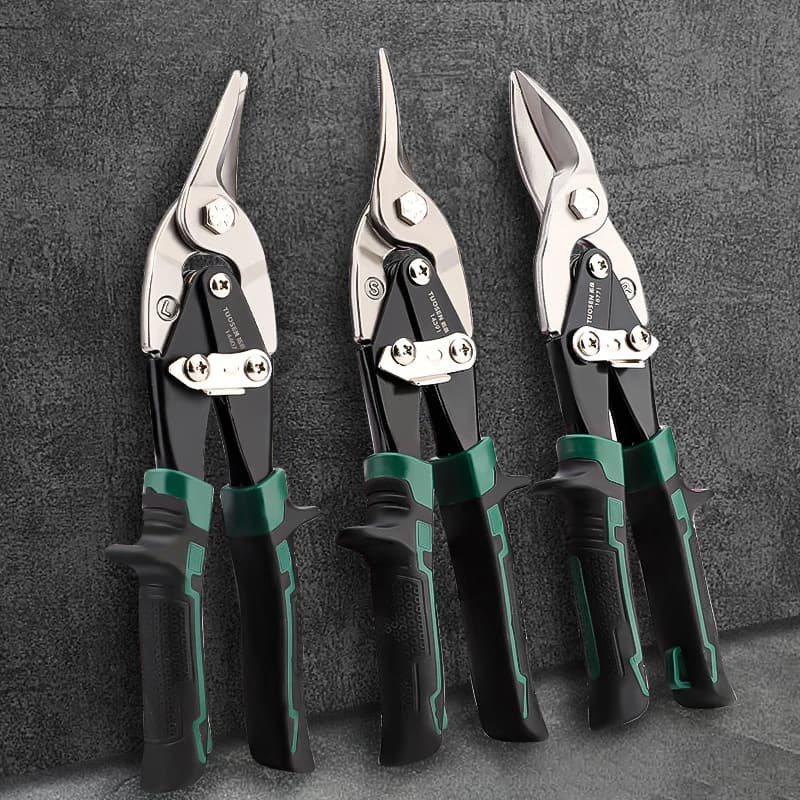 10 Inch Aviation Tin Snips, Industrial Snips, Universal Snips,Metal Cutter Shears for Cutting Sheet Metal