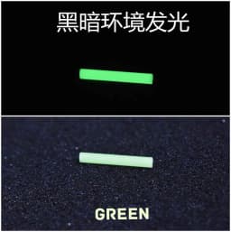 High-brightness Resin Luminous Rod 2*12mm Fingertip Gyroscope Accessory Knife Umbrella Rope Decoration long-lasting luminous
