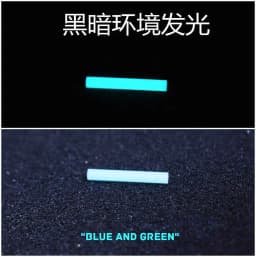 High-brightness Resin Luminous Rod 2*12mm Fingertip Gyroscope Accessory Knife Umbrella Rope Decoration long-lasting luminous