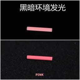 High-brightness Resin Luminous Rod 2*12mm Fingertip Gyroscope Accessory Knife Umbrella Rope Decoration long-lasting luminous