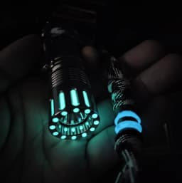High-brightness Resin Luminous Rod 2*12mm Fingertip Gyroscope Accessory Knife Umbrella Rope Decoration long-lasting luminous