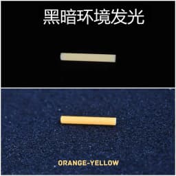 High-brightness Resin Luminous Rod 2*12mm Fingertip Gyroscope Accessory Knife Umbrella Rope Decoration long-lasting luminous