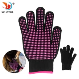 Heat-insulating Anti Slip Gloves Double-sided Bead Gloves Hairdressing Tools Curling Irons Straighteners Anti Scalding