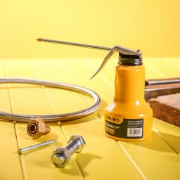 Deli Clear Oil Can High Pressure Oiler Grease Gun Extended Sprinkler Plastic Oil Pump Cans Mini Home Injector Can 180-500ml