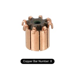 1Pcs Electric Motor Commutator 5x11.3 x12.6mm 7P 3.17x10.5x12.5/4x10.4x12mm 8P 7.96/8x19.2x16mm 12P Teeth Copper for Power Tools
