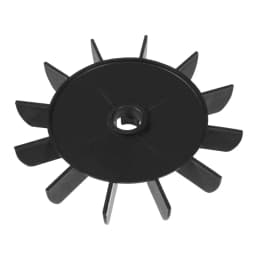 1Pcs 100x12/116x14/120x15/142x18mm Round Shape Bore White Black Plastic 12 Impeller Motor Cooling Fan Vane for Hydraulic Motor