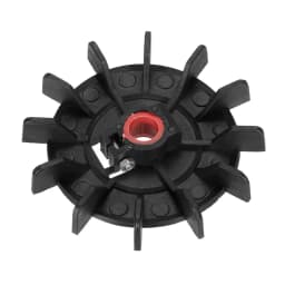 1Pcs 100x12/116x14/120x15/142x18mm Round Shape Bore White Black Plastic 12 Impeller Motor Cooling Fan Vane for Hydraulic Motor