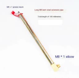1PCS M6 M8 M10 Grease Nipple Tube Extension Nozzle Joint Extension Tube Fixed Grease Nipple