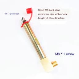 1PCS M6 M8 M10 Grease Nipple Tube Extension Nozzle Joint Extension Tube Fixed Grease Nipple