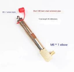 1PCS M6 M8 M10 Grease Nipple Tube Extension Nozzle Joint Extension Tube Fixed Grease Nipple