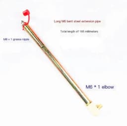 1PCS M6 M8 M10 Grease Nipple Tube Extension Nozzle Joint Extension Tube Fixed Grease Nipple