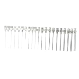 12pcs/Box 12pk 1.5 Inch 8g to 30g Stainless-Steel Syringe Dispenser Dispensing Glue Needles Blunt Metal Flat Mouth