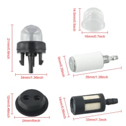 Fuel Line Hose Tube For Primer Bulb Spare Part Blowers Trimmer For McCulloch For Chainsaw Accessories-Part