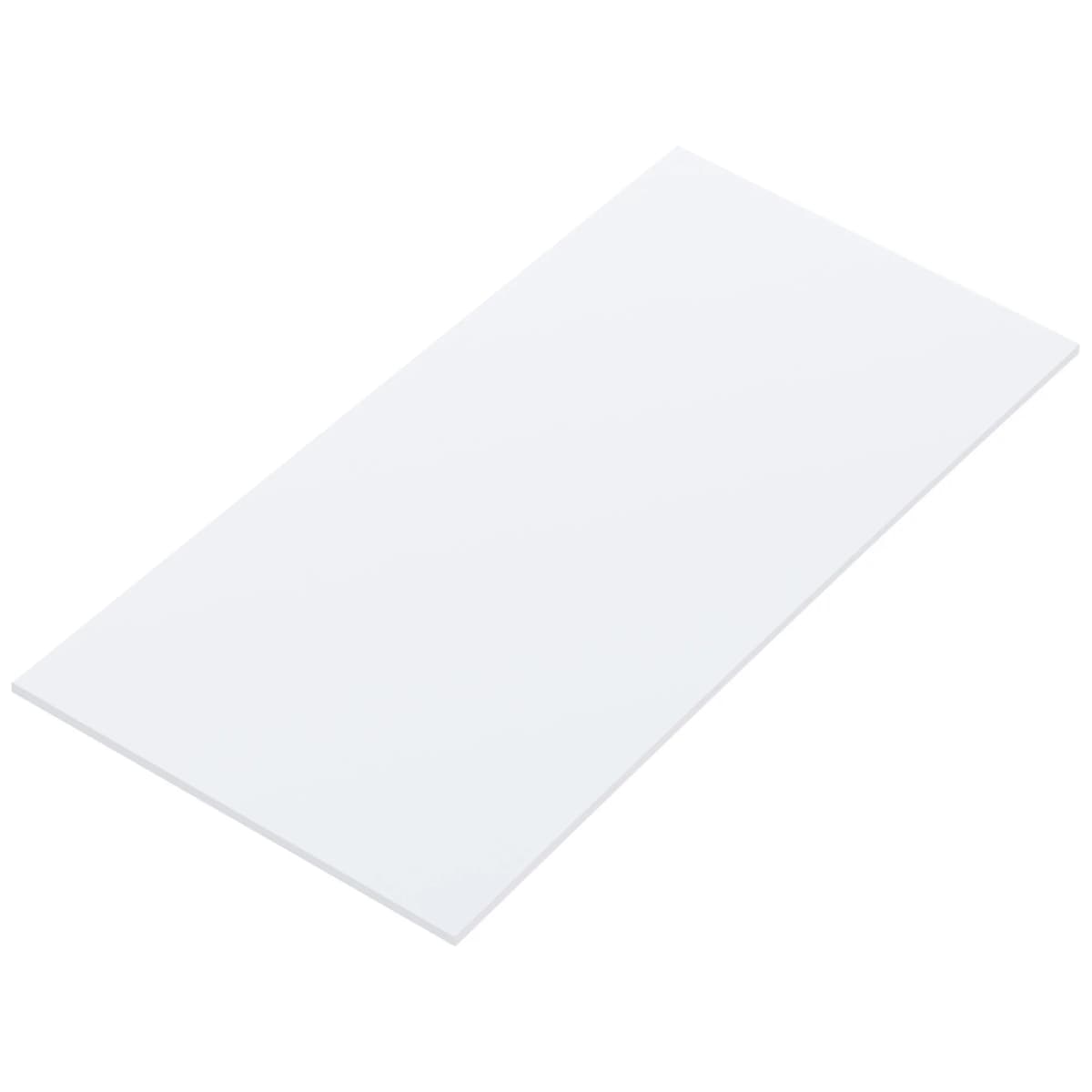 uxcell UHMW Sheet Ultra High Molecular Weight Polyethylene Sheet Hard Plastic Sheet Board 6.1''x 12 '' x 0.08'' White