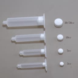 Industrial Syringe Barrel Liquid Dispenser Old Dispensing Cylinder Plastic Piston USA Type 3CC 5CC 10CC 30CC 50CC