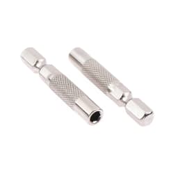 2/4pcs Hex Shank 6.35mm To 4mm Insert Bit Adapter Electric Screwdriver Socket Holder Micro Bit Adapter Magnetic Holder Tool