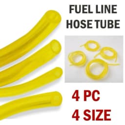 4Pcs Petrol Fuel Pipe Line Hose For Strimmers Trimmer Chainsaws Saw Blower Brushcutter Gas Line Pipe Hose Petrol Line