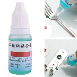 1pc 12ml Manganese Detection Analysis Reagents For Identifying Manganese Drugs In 304 Stainless Steel Testing Solution