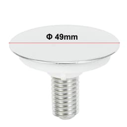 Kitchen Sink Tap Hole Covers For 16-35mm Overflow Holes Blanking Plug Kitchen Sink Tap Basin Plastic 49mm Tap Hole Stopper Cover