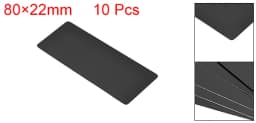 Uxcell 10Pcs Blank Metal Business Card Painted Aluminum Alloy Blanks Card DIY Laser Printing