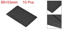 Uxcell 10Pcs Blank Metal Business Card Painted Aluminum Alloy Blanks Card DIY Laser Printing