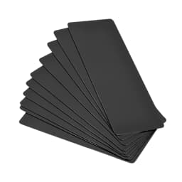 Uxcell 10Pcs Blank Metal Business Card Painted Aluminum Alloy Blanks Card DIY Laser Printing