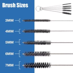 11/22Pcs Paint Spray Gun Cleaning Kit,Stainless Steel Cleaning Brush/Cleaning Needle,Home Nylon Cleaning Brush Set,Cleaning Tool