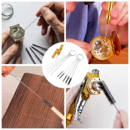 11/22Pcs Paint Spray Gun Cleaning Kit,Stainless Steel Cleaning Brush/Cleaning Needle,Home Nylon Cleaning Brush Set,Cleaning Tool