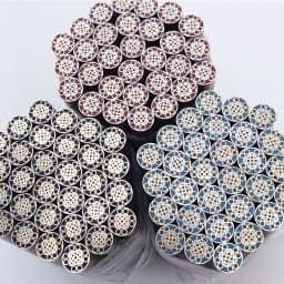 1piece New 8mm Mosaic Pin for Knife Handle Decorative Rivets Colored Resin Filling Mosaics Rivets Nail Steel Tube Length 60mm