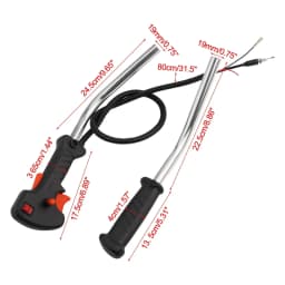 Control Tube Handle Switch And Throttle Trigger Cable Assembly For Brushcutters And Trimmers With 19mm Pipe Diameter