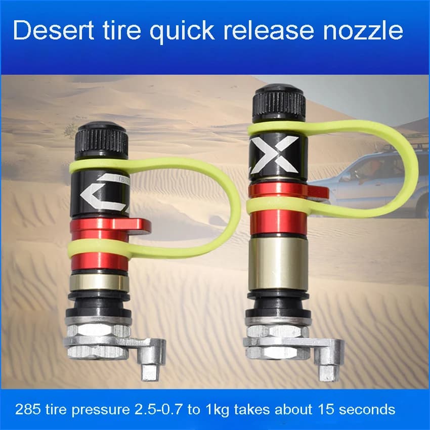 Car Pressure Relief Valve Off-road Sand Tire Quick Release Valve Desert Tire Quick Release Valve With Long And Short Style 4pcs