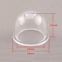 10Pcs 19mm Carburetor Spare Parts Carb Primer Bulbs Cap Small Fuel Pump For Chainsaw Blower Trimmer Brushcutter OD*ID*H=19*14*15