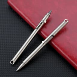 2 IN 1 Bolt Pen Portable Business Signature Pen Harpen-free Pencil Portable Travel Metal Neutral Ballpoint Pen Office Stationery