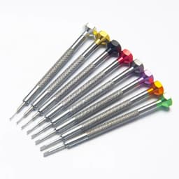 0.6-2.0mm Precision Screwdriver High Hardness Steel Micro Cross /Slotted Screwdriver for Home Watch Glasses Jewelry Repair1pc