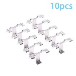 10Pcs 30/35MM Stainless Steel Solar Panel Photovoltaic Water Guide Clip Deflector Mud Drain Button Water Redirection Clips