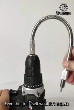 150mm 200mm 300mm 400mm Metal Flexible Shaft for Electronic Drill Screwdriver Bit Holder Connect Link 1/4 Hex Extension Bit