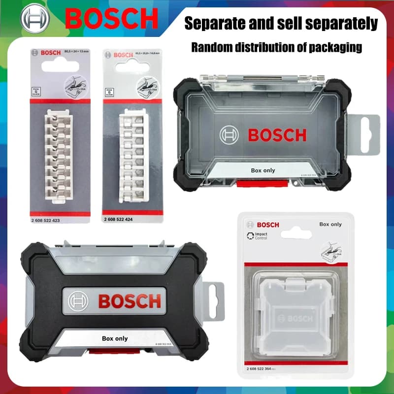 BOSCH Original Drill Bit Bracket Storage Tools Box Multi-Function DIY Combination KIT Sold Separately Power Tool Accessories